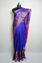 Picture of Royal Blue and Pink Pochampally Border Uppada Silk Saree