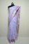 Picture of Lavender Purple Lucknow Chikankari Embroidered Chanderi Silk Saree