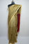 Picture of Dull Gold and Red Handloom Silk Saree