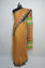 Picture of Gold and White Handloom Silk Saree