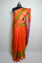 Picture of Orange and Pink Double Border Uppada Silk Saree