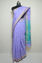 Picture of Lavender and Sea Green Jamdani Silk Saree