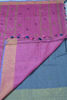 Picture of Sweet Grey and Baby Pink Jamdani Silk Saree