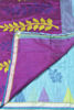 Picture of Turkish Blue and Purple Jamdani Silk Saree