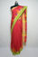 Picture of Red Jute Silk Saree with Jamdani Work