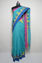 Picture of Sea Green Jute Silk Saree with Jamdani Work