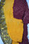 Picture of Maroon and Mango Yellow Heavy Bandani Cotton Saree