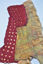 Picture of Red and Nude Bandani Cotton Saree