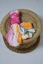 Picture of Marble White and Light Pink Tie-Dye Chiffon Saree