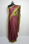 Picture of Maroon and Green Bhagalpuri Silk Saree