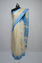 Picture of Ivory White and Blue Bhagalpuri Silk Saree