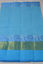 Picture of Blue Bengal Cotton Saree with Big Border