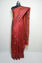 Picture of Maroon Tussar Silk Saree with Kantha Work