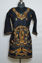 Picture of Black V-Neck Embroidered Kurta