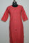 Picture of Peach Plain Style Round Neck Kurta