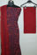 Picture of Navy Blue and Red Printed Cotton Dress Material