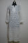 Picture of Hand Embroidered White Georgette Lucknow Chikankari kurti