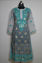 Picture of Hand Embroidered Grey Georgette Lucknow Aari Gota kurti