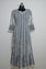 Picture of Hand Embroidered white and black Lucknow Chikankari Anarkali kurti