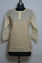 Picture of Hand Embroidered Nude Cotton Lucknow Chikankari Short kurti