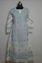 Picture of Hand Embroidered White Cotton Lucknow Chikankari Umbrella kurti