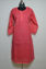 Picture of Hand Embroidered Dark Peach Cotton Aari  Lucknow Chikankari kurti