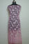 Picture of Hand Embroidered Pink and White Net Lucknow Chikankari Top Material