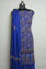 Picture of Hand Embroidered Blue Dani Georgette Lucknow Chikankari Dress Material