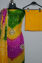 Picture of Multi colour Tie and Dye Bandhani Art silk Kundan and Mirror Dress Material
