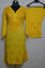 Picture of Hand Embroidered Yellow Rayon Lucknow Chikankari Suit