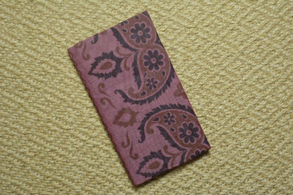 Picture of Onion-Pink Bengal Cotton Saree with Pochampally Border