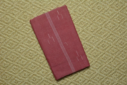 Picture of Red and White Stripes Bengal Cotton Saree