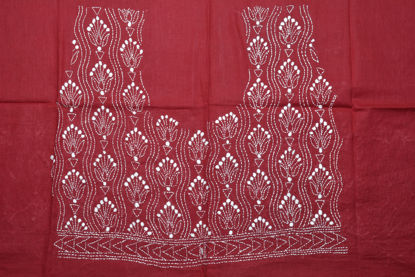Picture of Maroon Kantha Embroidery Blouse