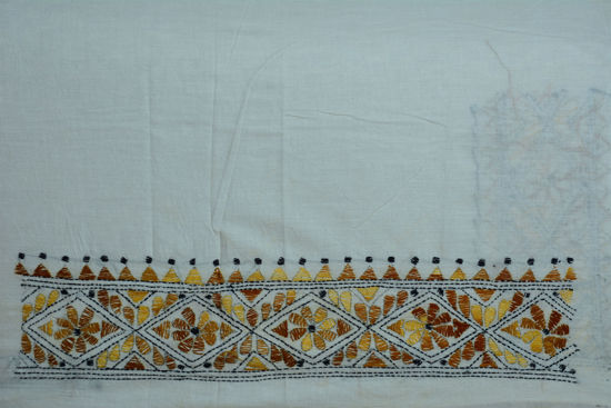 Picture of White Kantha Embroidery Blouse