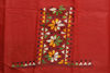 Picture of Red Kantha Embroidery Cotton Blouse