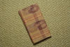 Picture of Nude Bengal Cotton Saree with Maroon Pochampally Design