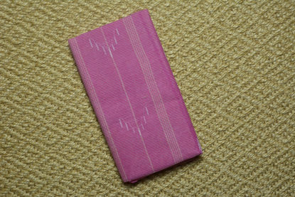 Picture of Pink and Ivory-White Stripes Bengal Cotton Saree