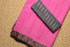 Picture of Light-Pink Bengal Cotton Saree with Dark-Maroon Floral Border