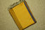 Picture of Plain Style Mustard Yellow Handloom Silk Saree with Big Zari Border