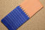 Picture of Melon Orange and Blue Pochampally Ikkat Cotton Saree