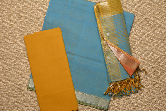 Mangalagiri handloom cotton printed dress material – www.vannamayil.com