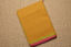 Picture of Mustard Yellow and Pink Mangalagiri Handloom Cotton Saree