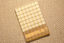 Picture of Ivory White and Brown Checks Mangalagiri Handloom Cotton Saree
