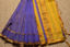 Picture of Lavender and Yellow Mangalagiri Silk Saree