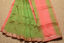Picture of Green and Peach Mangalagiri Silk Saree