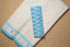 Picture of White and Blue Bengal Cotton Saree