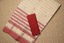 Picture of Cream and Red Stripes Bengal Cotton Saree