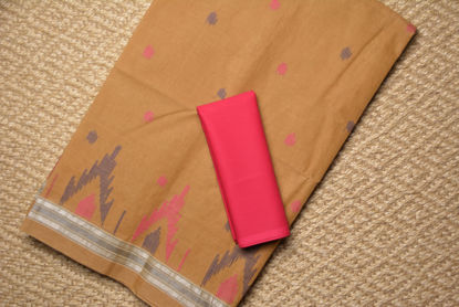 Picture of Brown Bengal Cotton Saree
