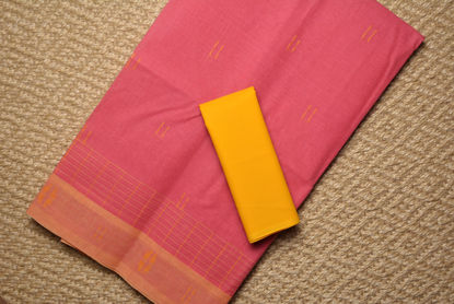 Picture of Pink Bengal Cotton Saree