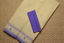 Picture of Ivory White and Lavender Bengal Cotton Saree